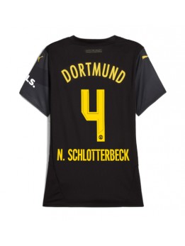 Borussia Dortmund Nico Schlotterbeck #4 Zenski Gostujuci Dres 2024-25 Kratak Rukavima